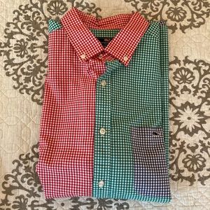 Vineyard Vines Gingham Patchwork Shirt